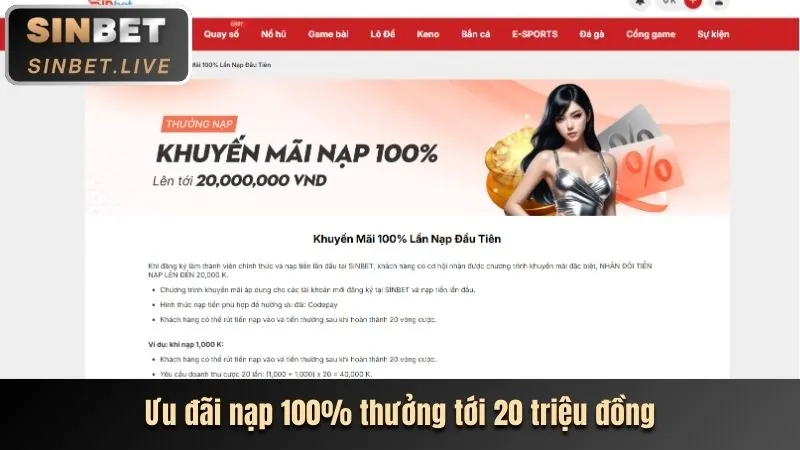 Thưởng nạp lại hàng ngày cho thành viên
